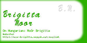 brigitta moor business card