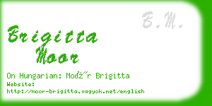 brigitta moor business card